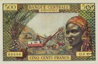 Gallery image for Equatorial African States p4s: 500 Francs